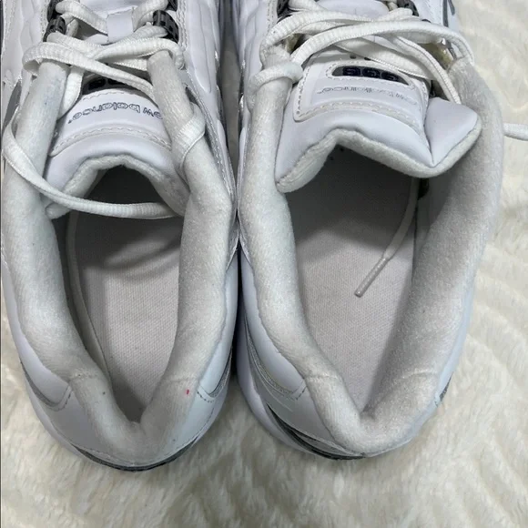 New Balance 336 Men’s Sneakers White Gray Size 9 Leather Running Walking Shoes - Picture 7 of 8